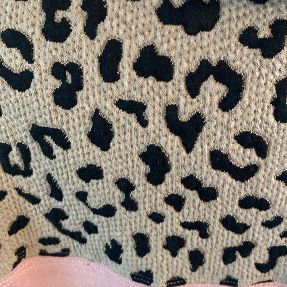 THML faux suede and leopard print jacket medium NWT - Picture 7 of 10